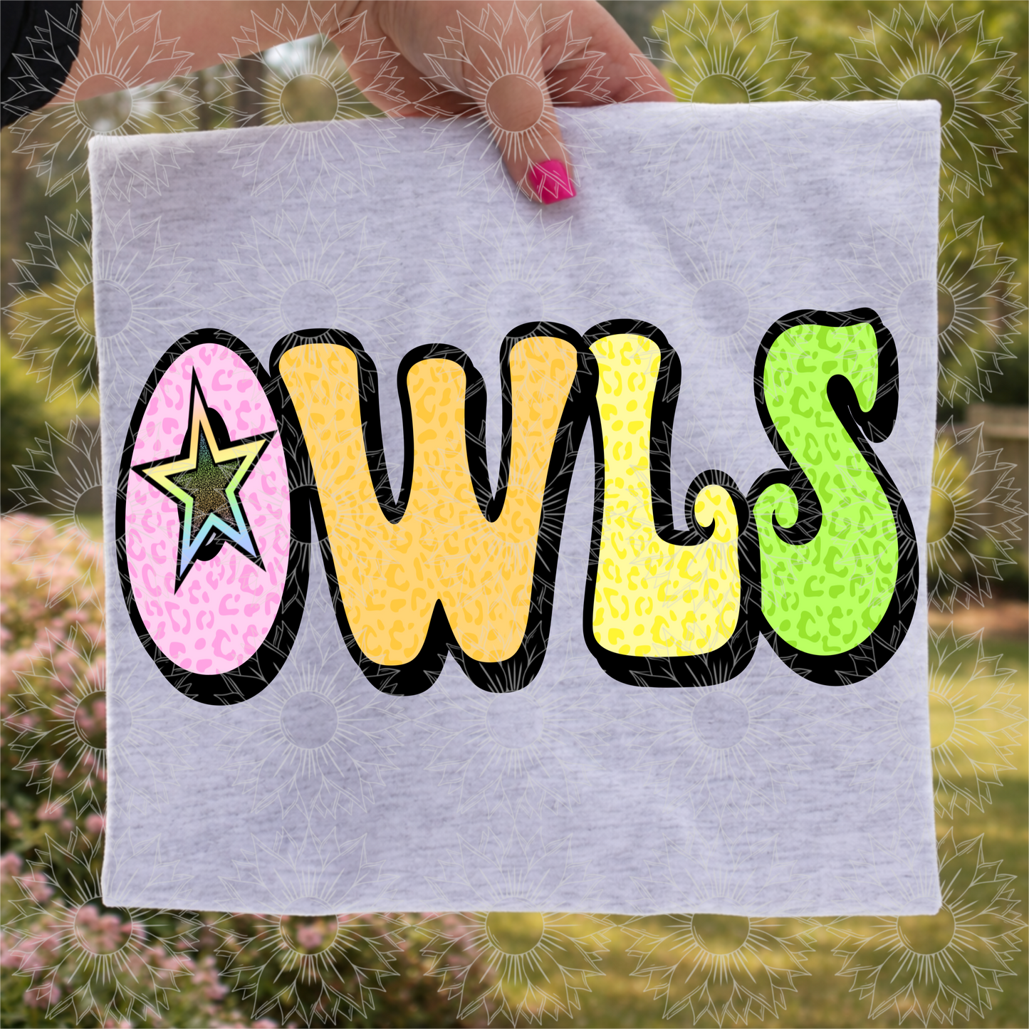 Retro Leopard Owls