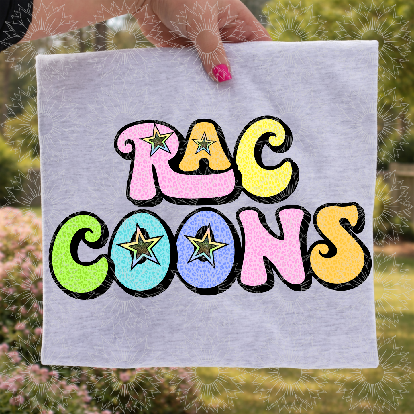 Retro Leopard Raccoons