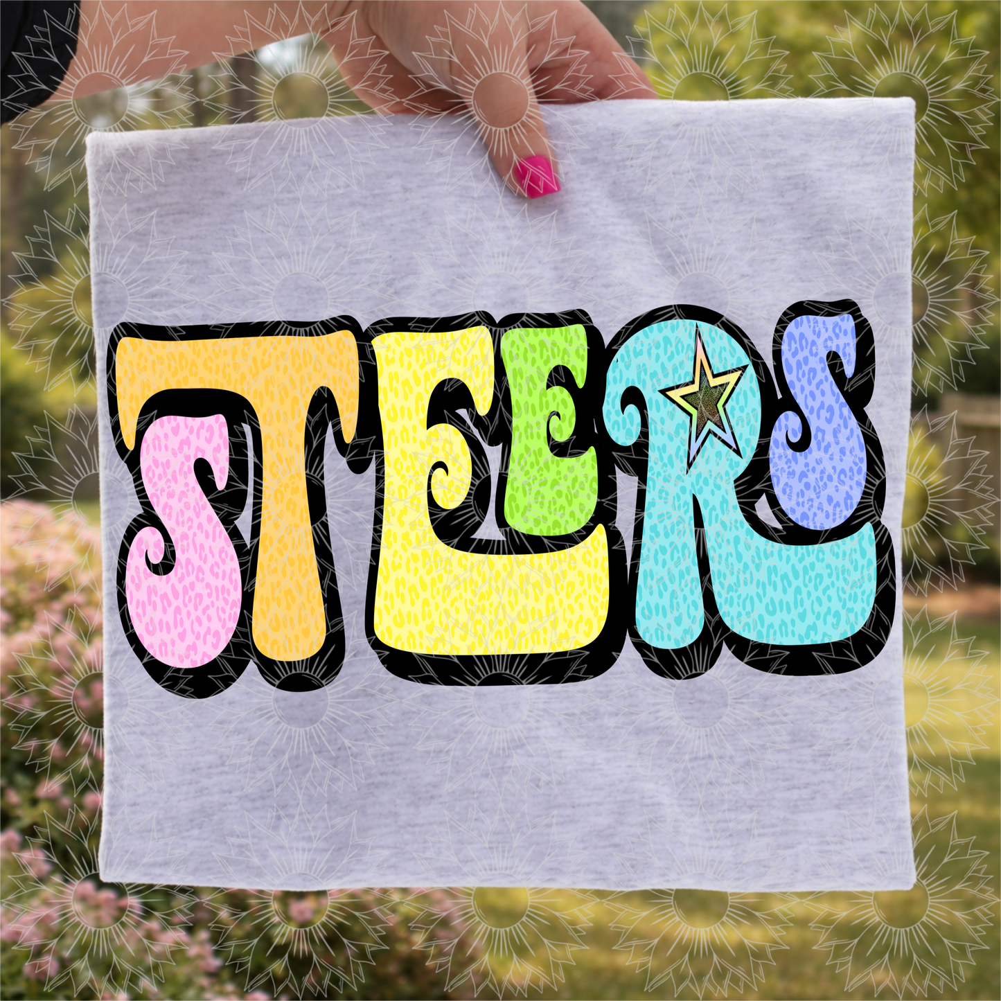 Retro Leopard Steers