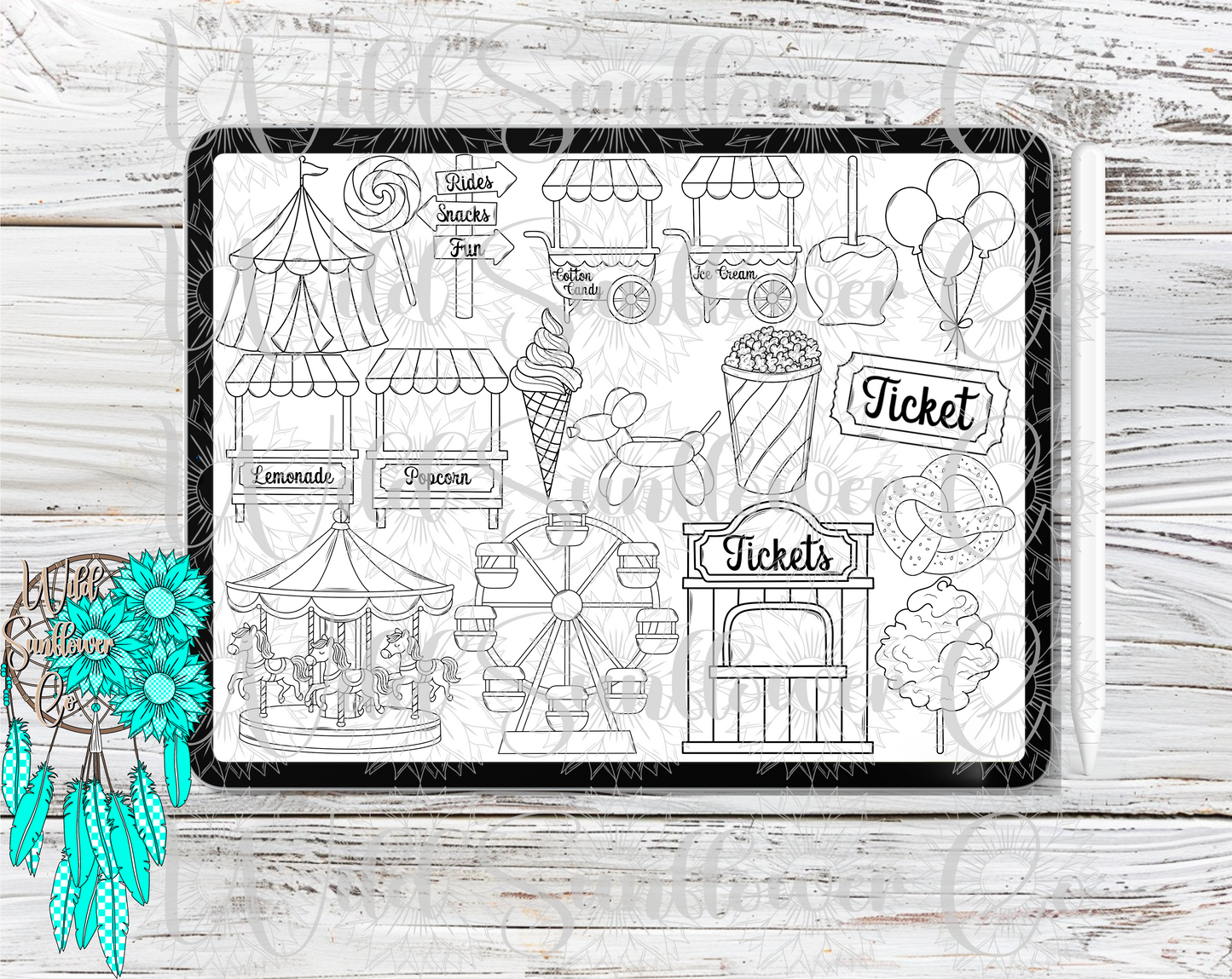 Carnival Procreate Stamps