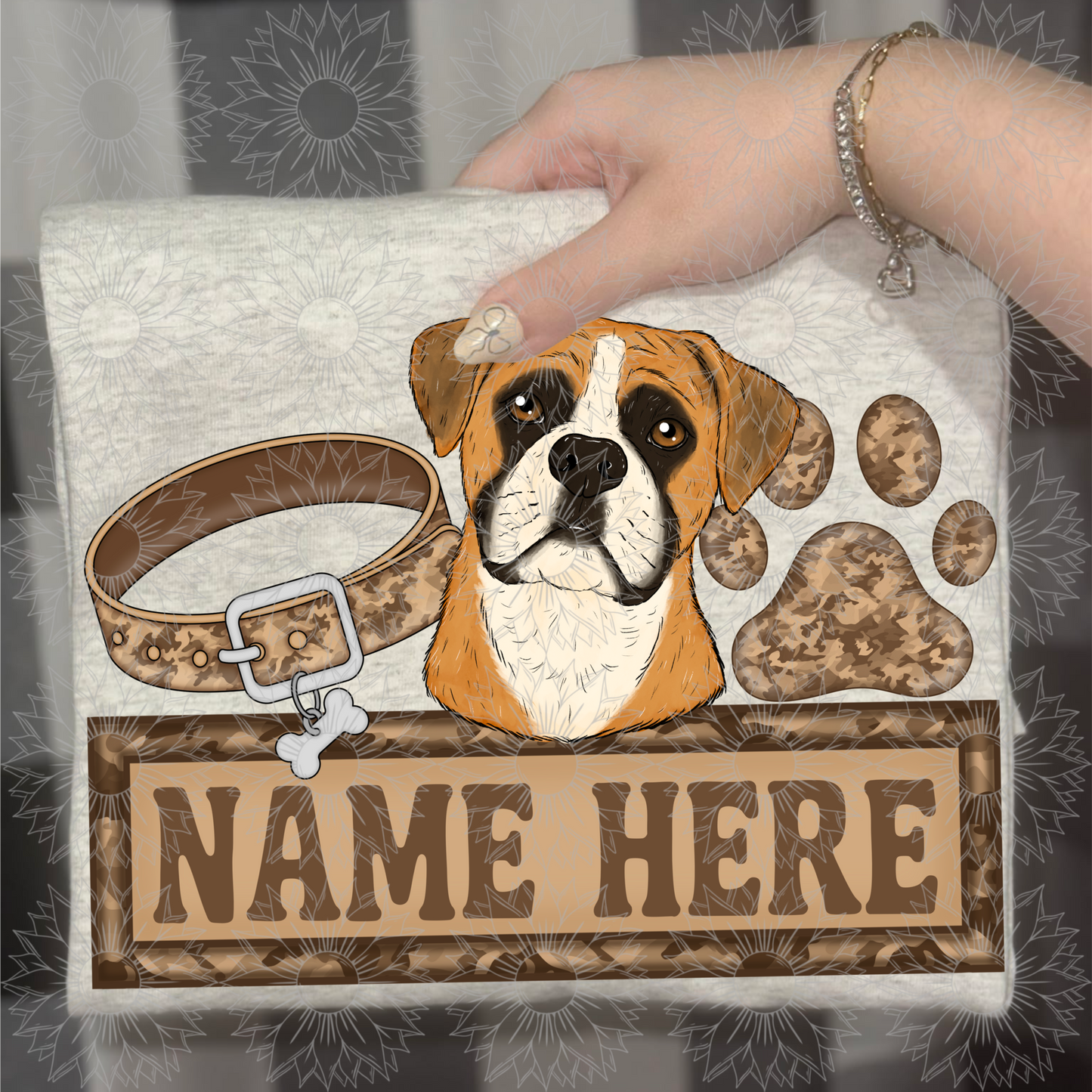 Boxer Name Plate Camo