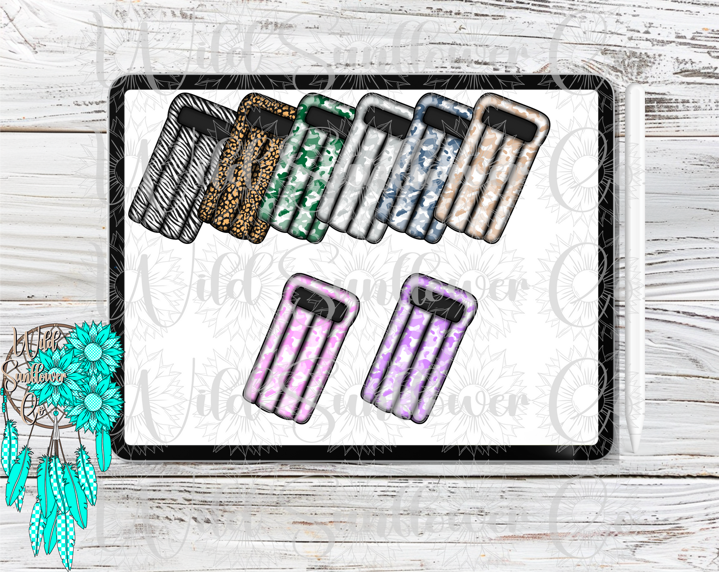 Lounge Float Clipart Set