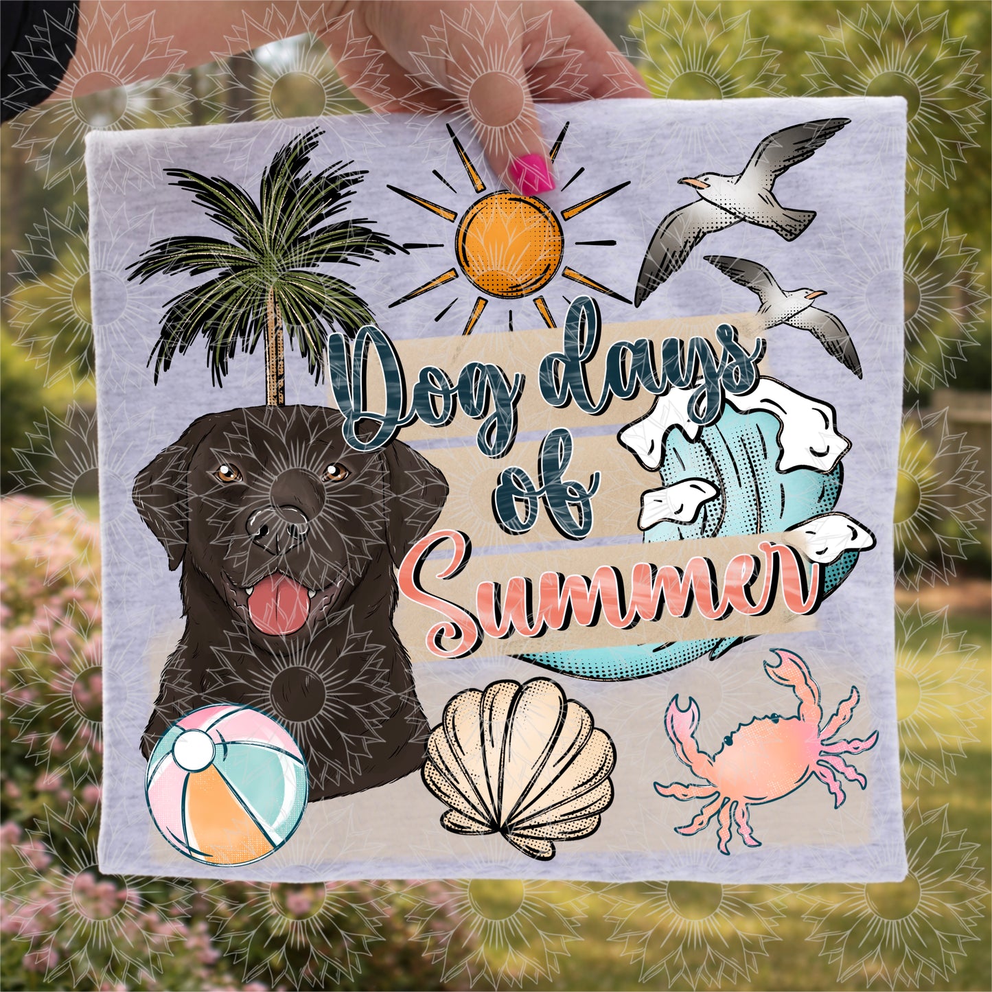 Dog Days of Summer Black Lab