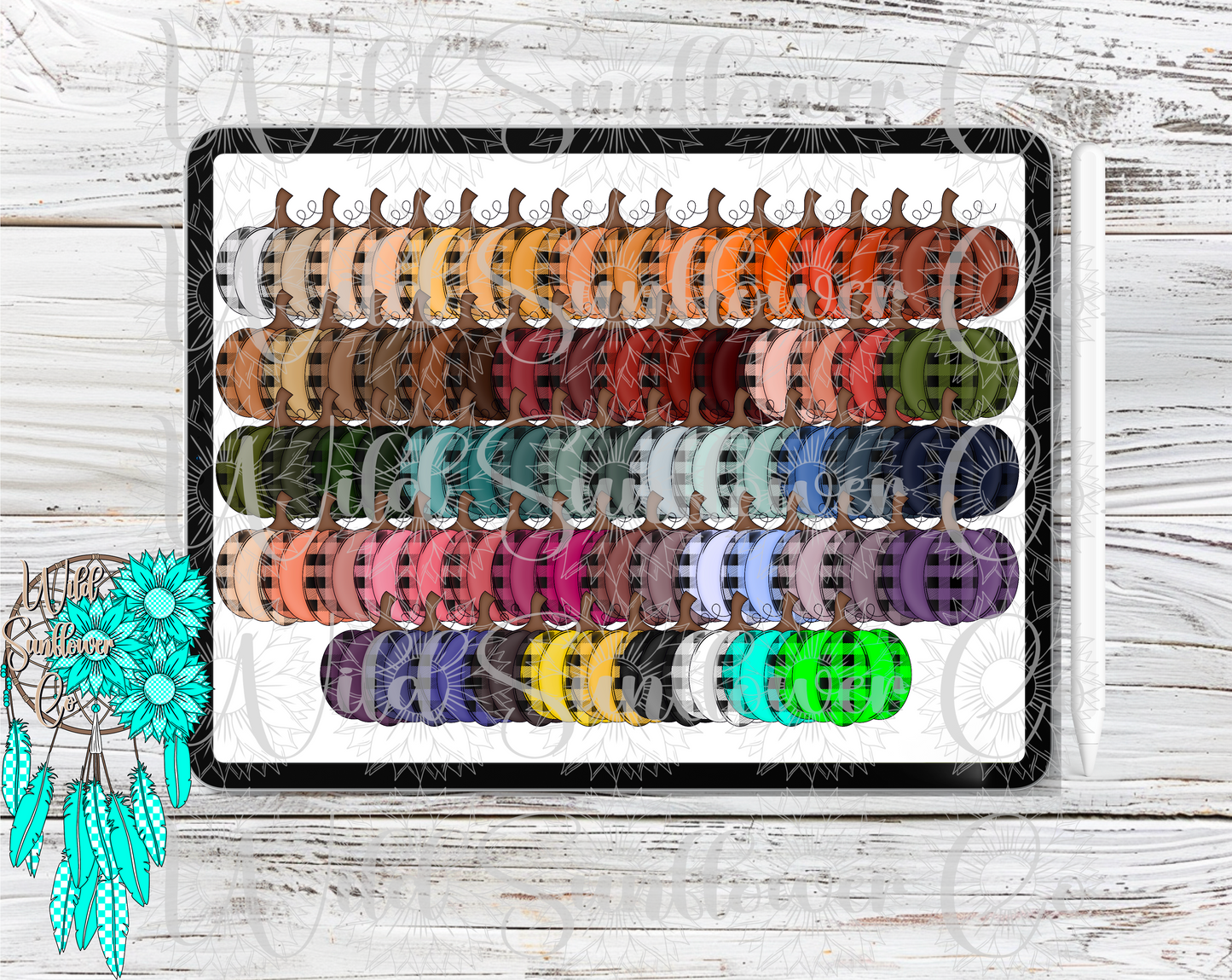 Pumpkins Partial Plaid