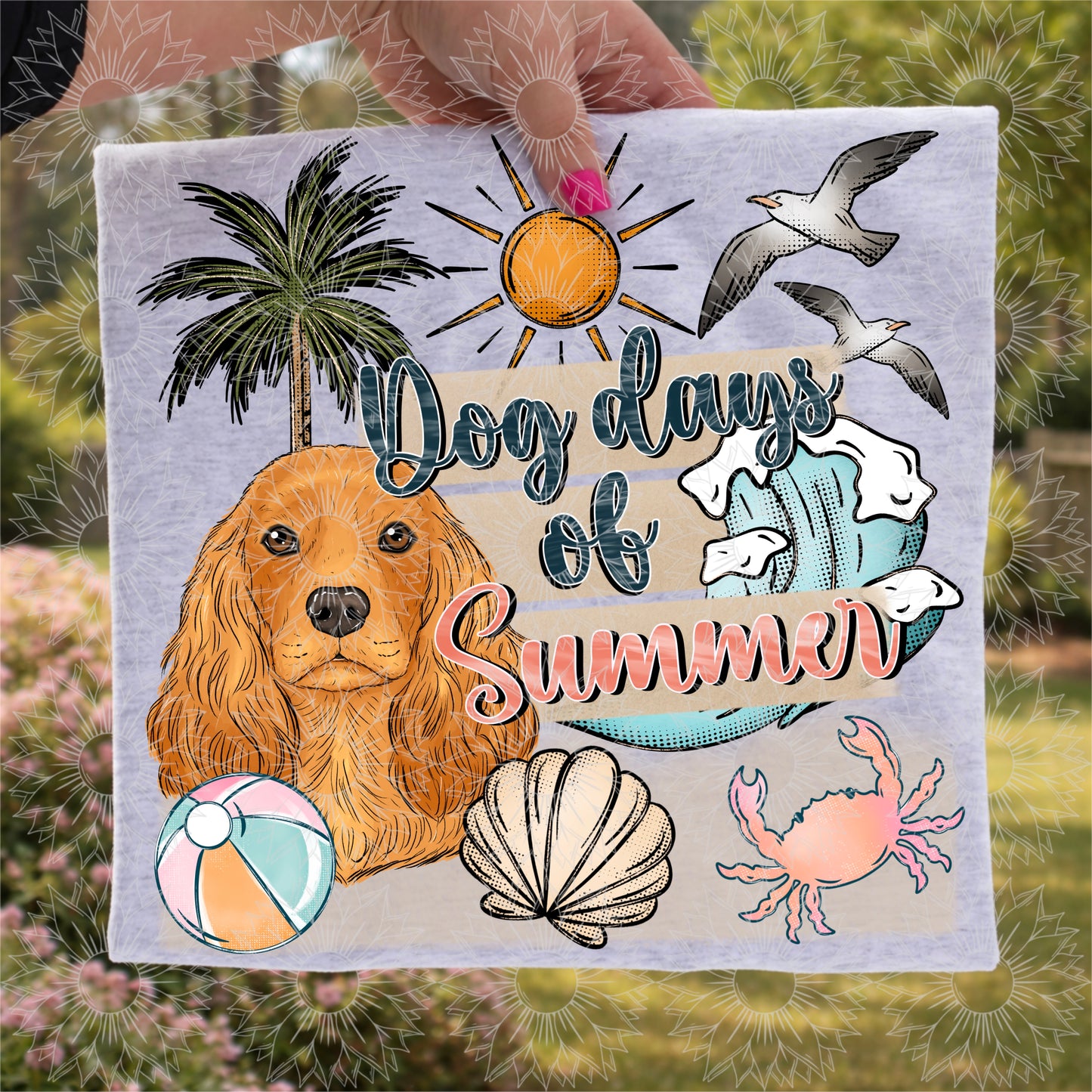 Dog Days of Summer Cocker Spaniel
