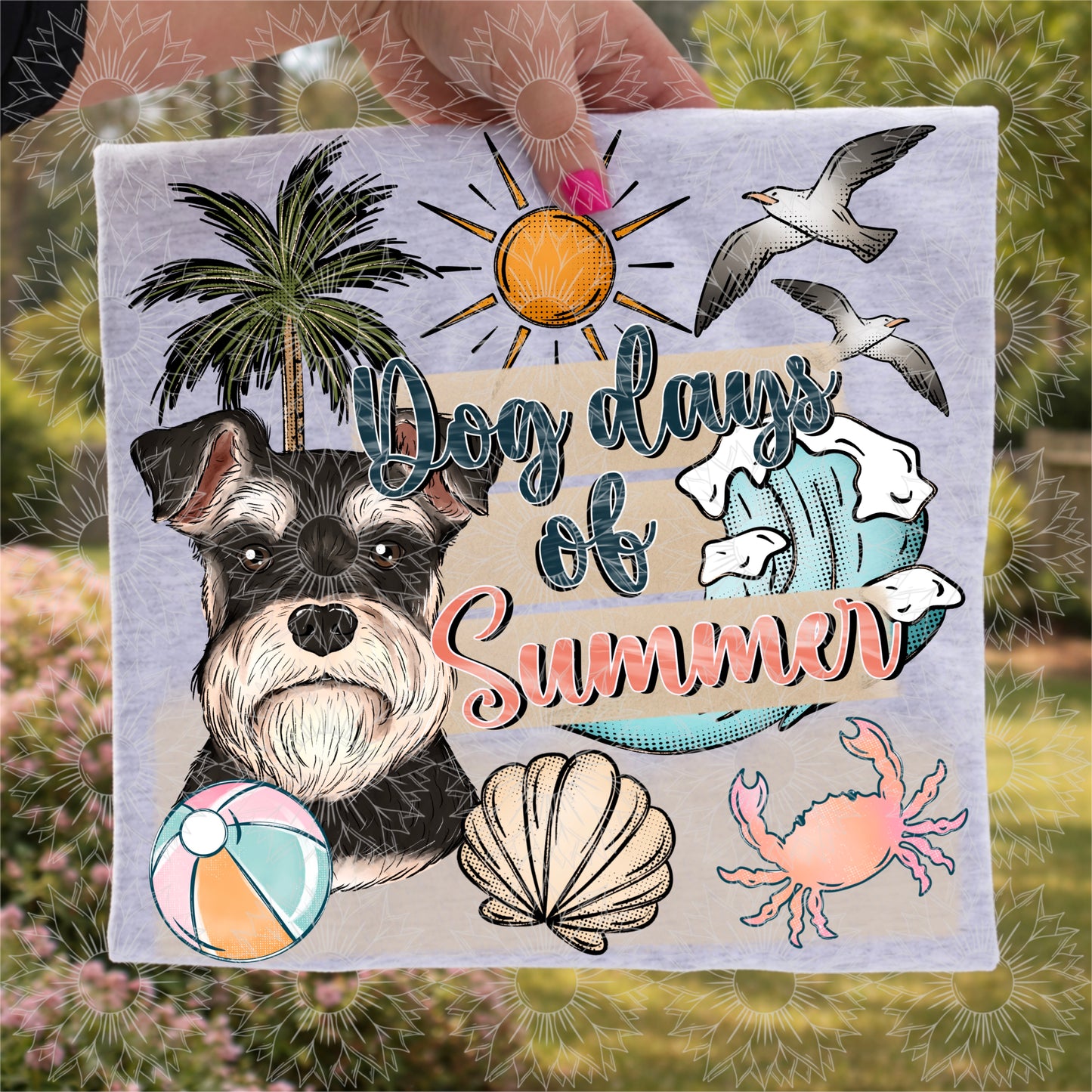 Dog Days of Summer Miniature Schnauzer