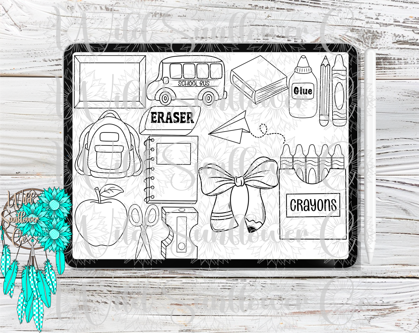Back To School Procreate Stamps