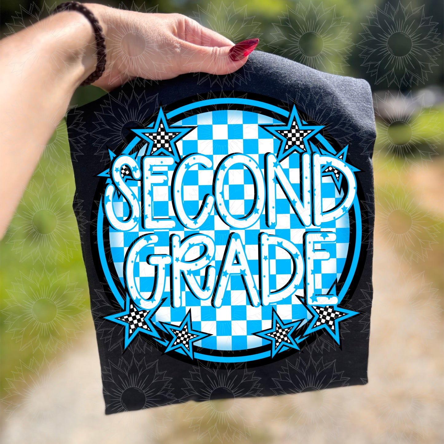 Checkered Star Second Grade