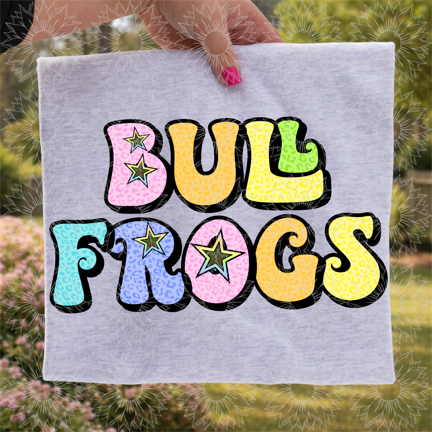 Retro Leopard Bullfrogs