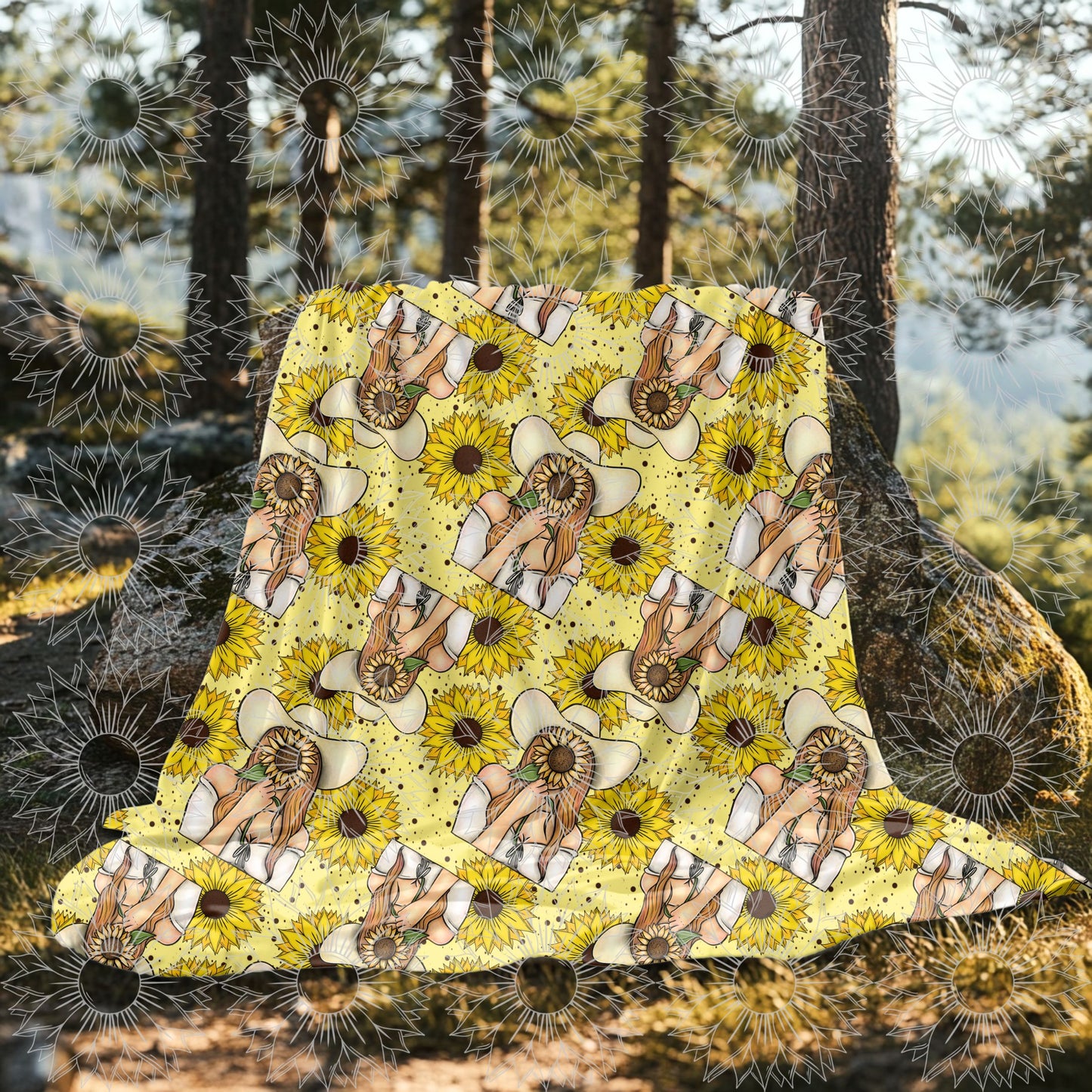 She Belongs Among The Wildflowers Dirty Blonde Seamless