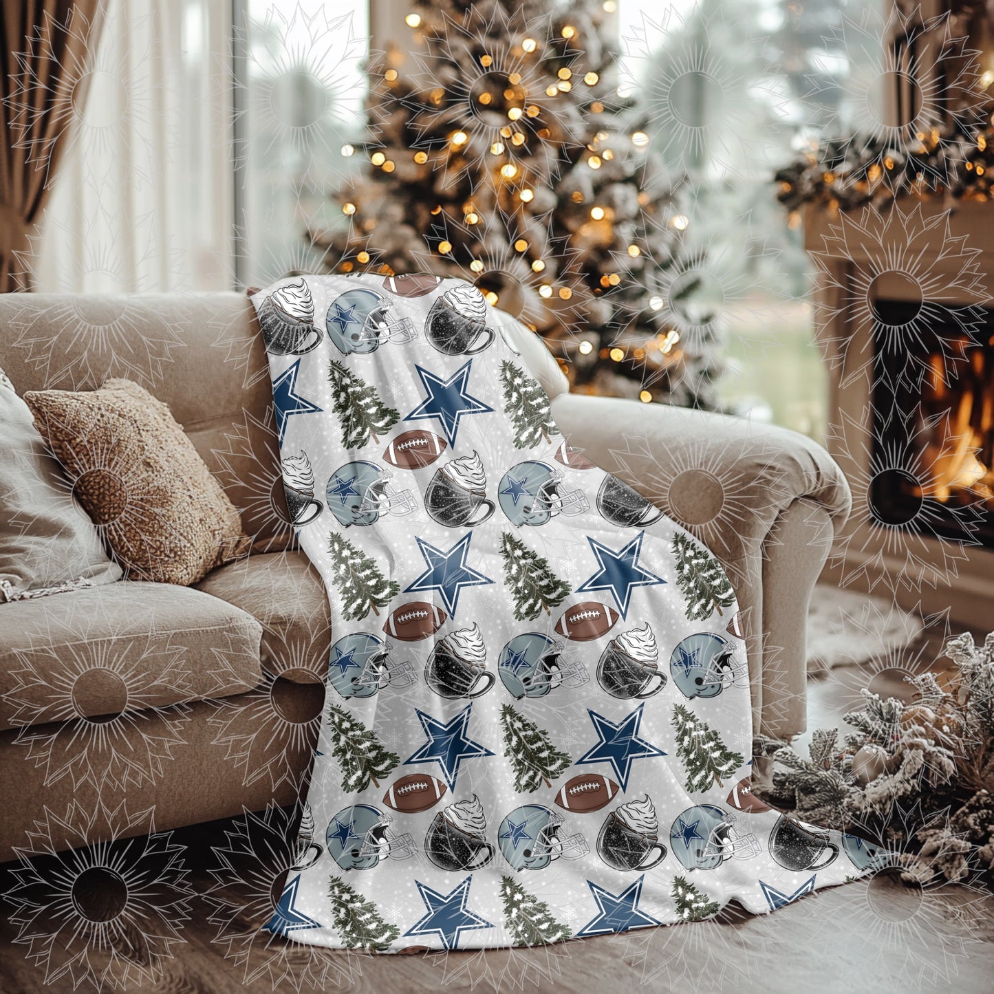 DC Winter Trees Seamless