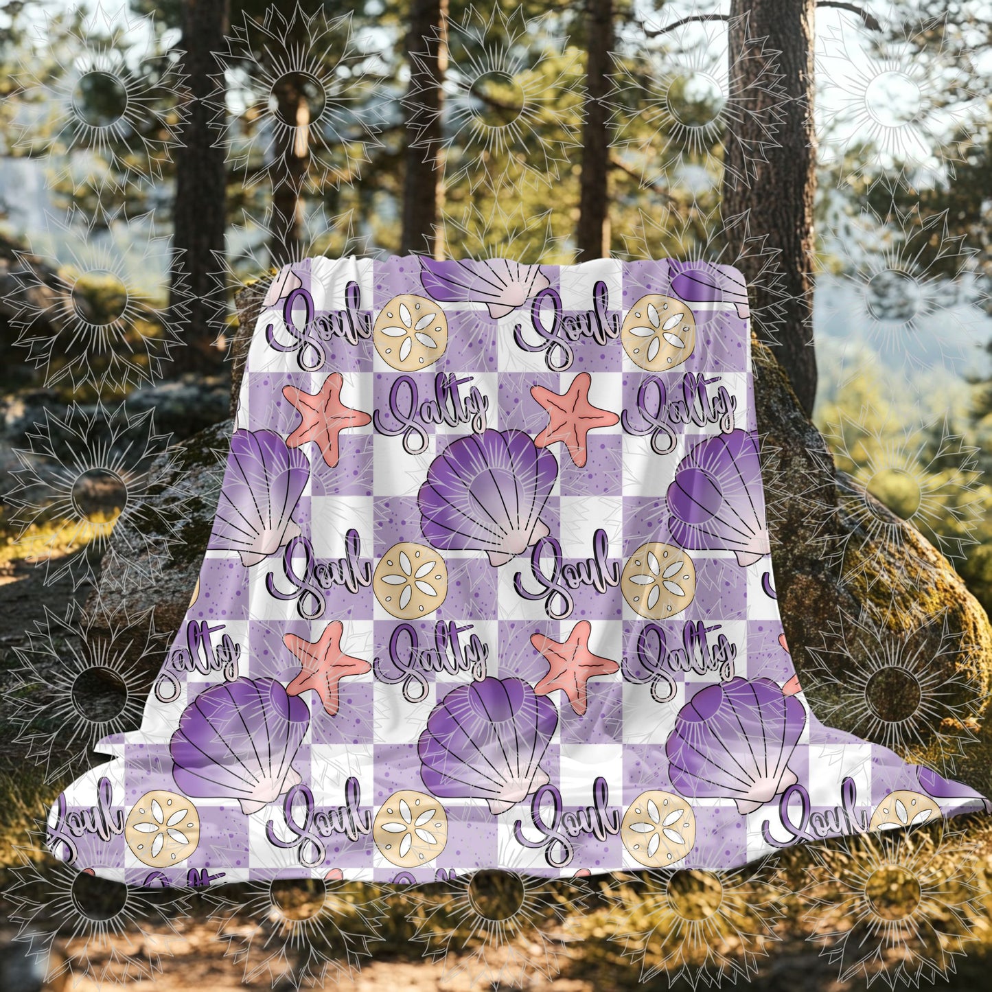 Salty Soul Purple Tones Seamless