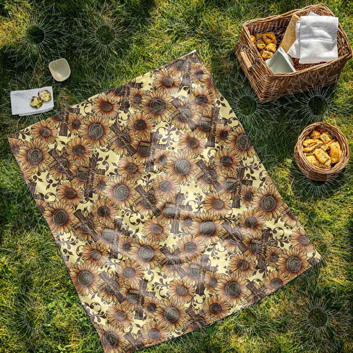 Sunflower Cross Set Apart Seamless