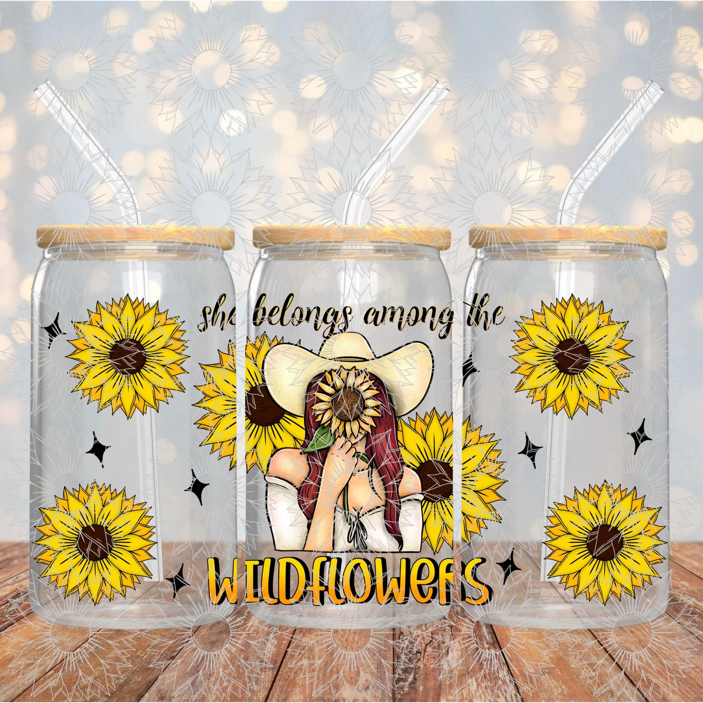 She Belongs Among The Wildflowers Red 16OZ