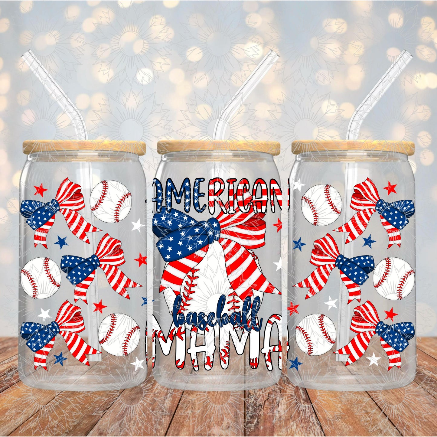 American Baseball Mama 16OZ