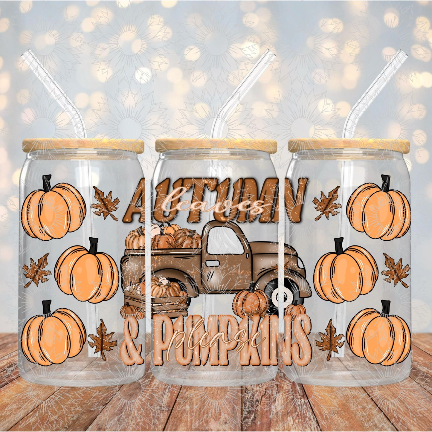 Autumn Leaves & Pumpkins Please 16OZ