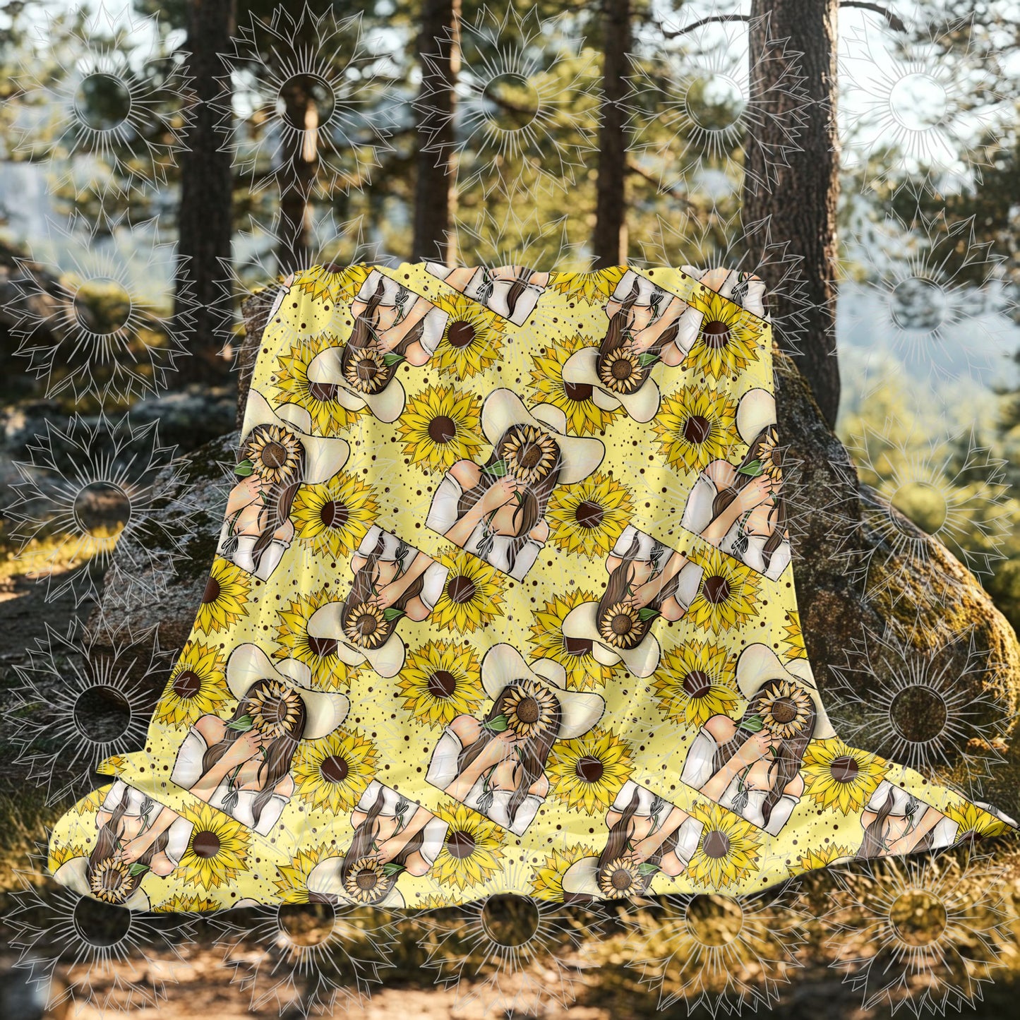 She Belongs Among The Wildflowers Brunette Seamless