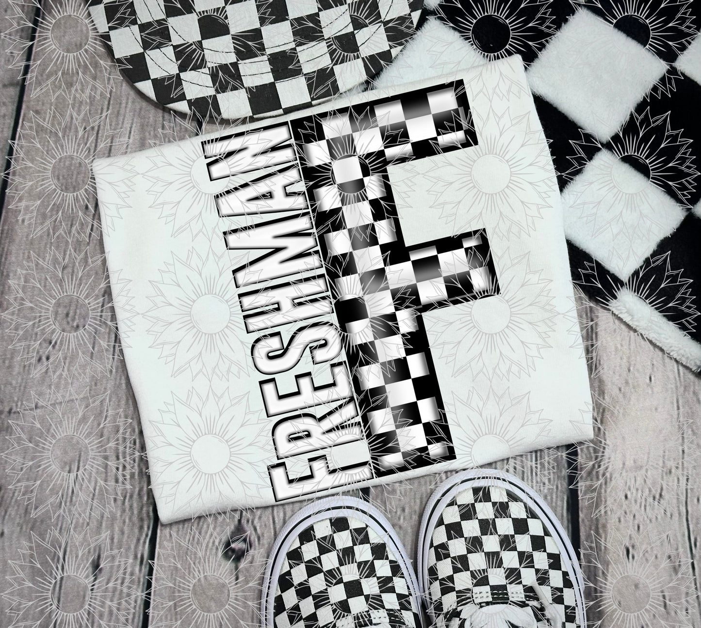 Freshman Black Checkered