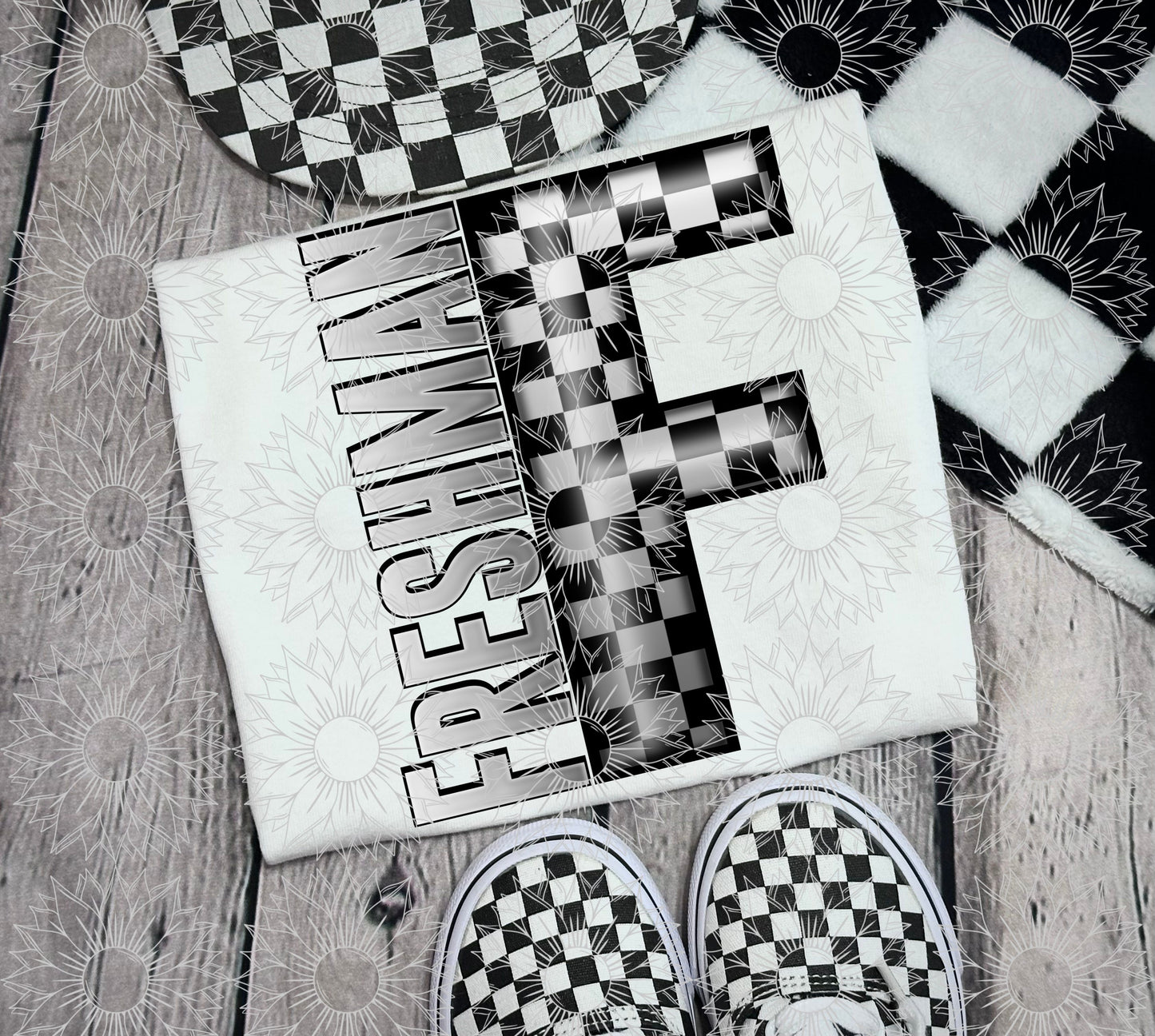 Freshman Gray Checkered