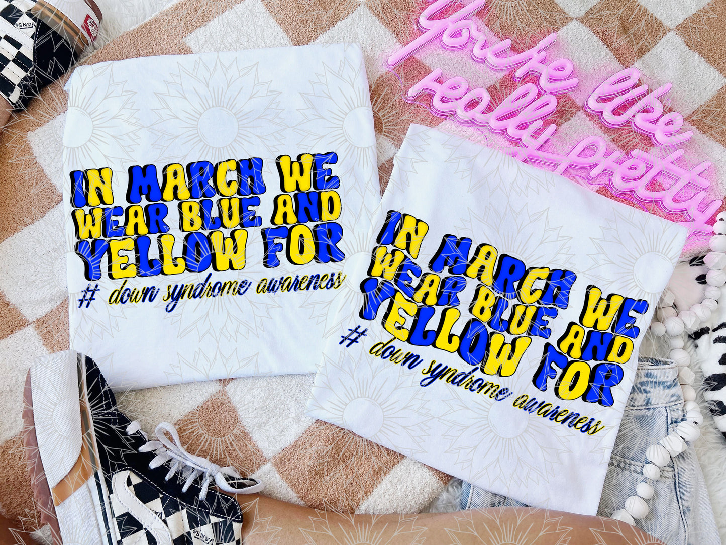 In March We Wear Blue & Yellow