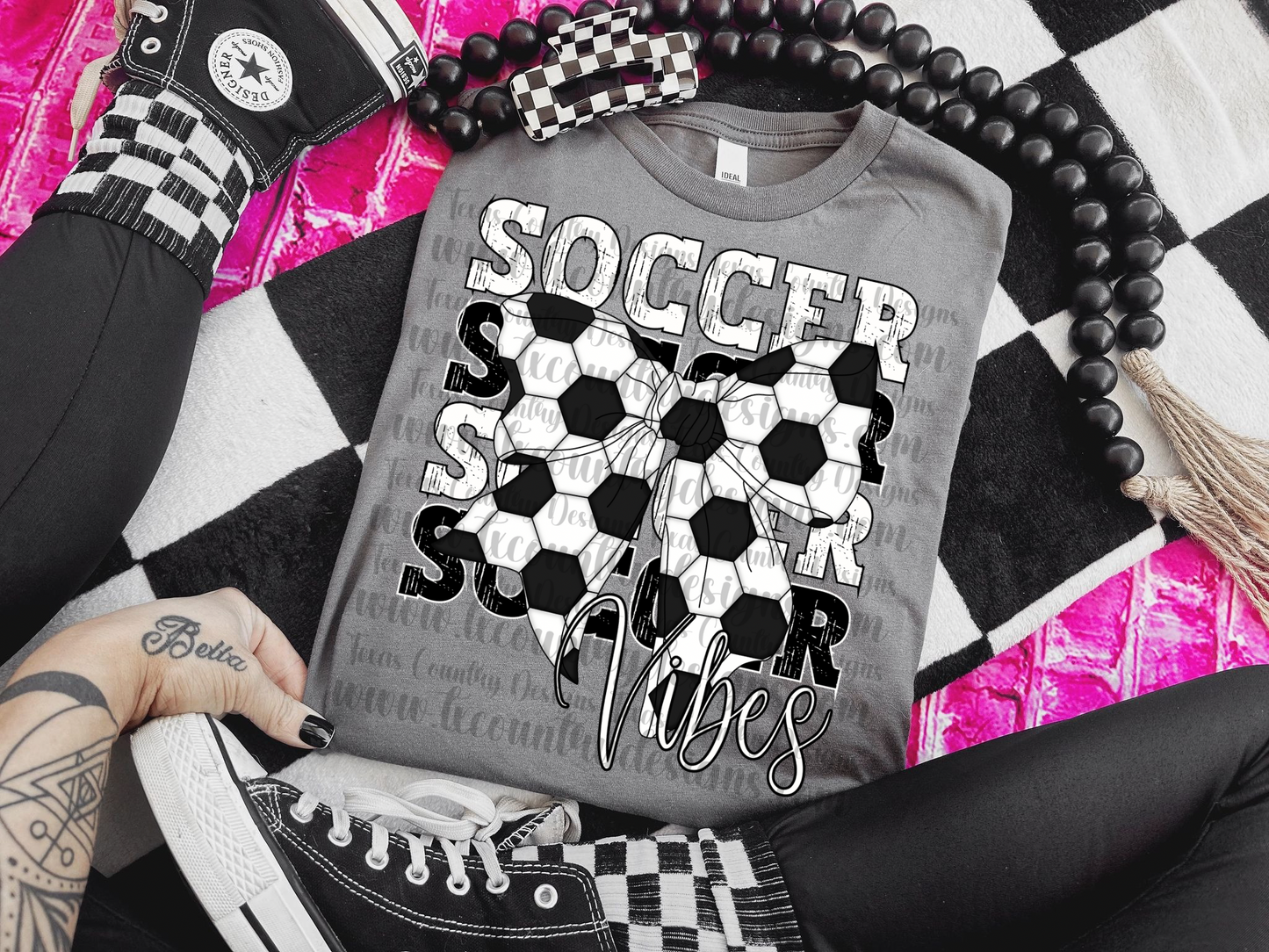 Sports Vibe Ribbon Bow Custom