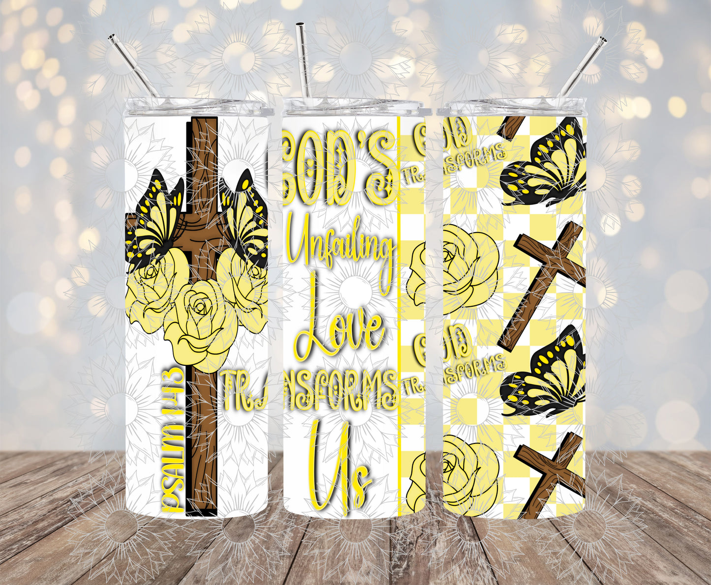 God's Unfailing Love Transforms Us Yellow 20OZ