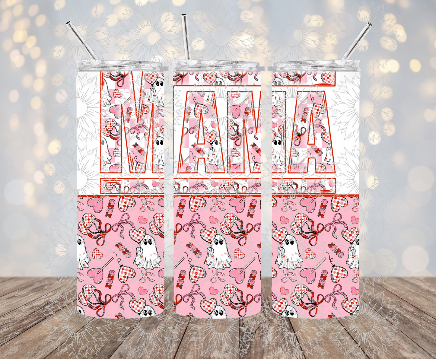 Valentine’s Ghostie Mama 20OZ