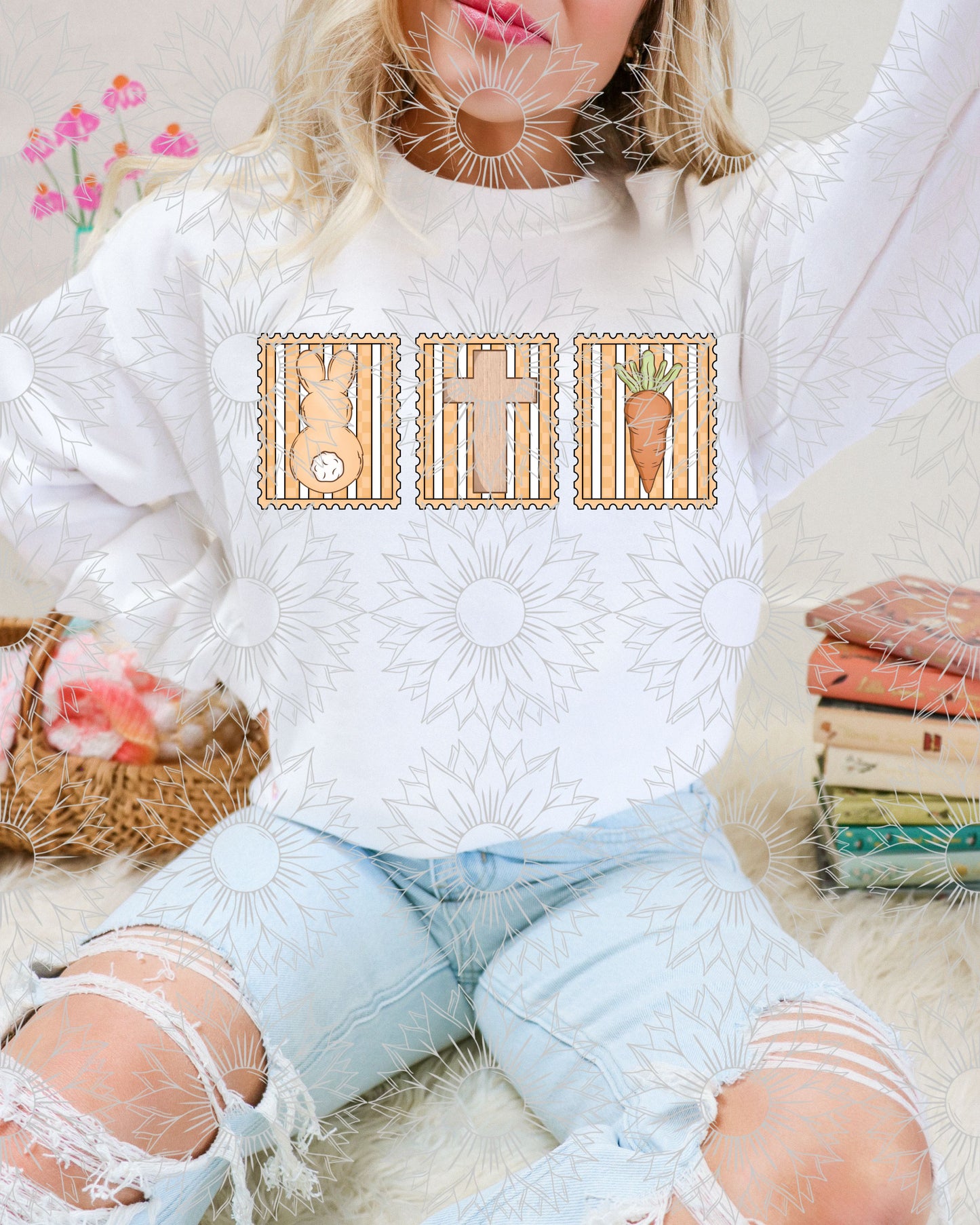 Easter Stamps Orange