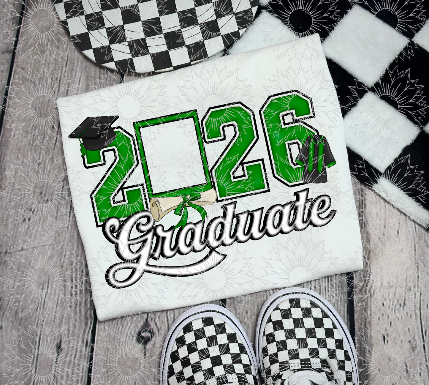 2026 Graduate Polaroid Green