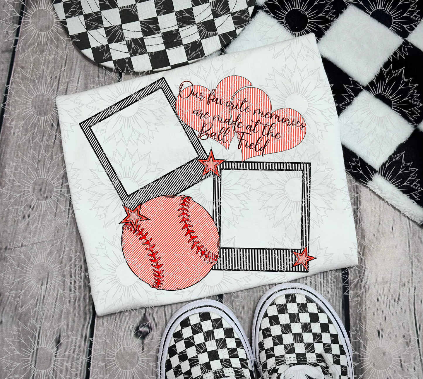 Seersucker Baseball Custom Polaroid