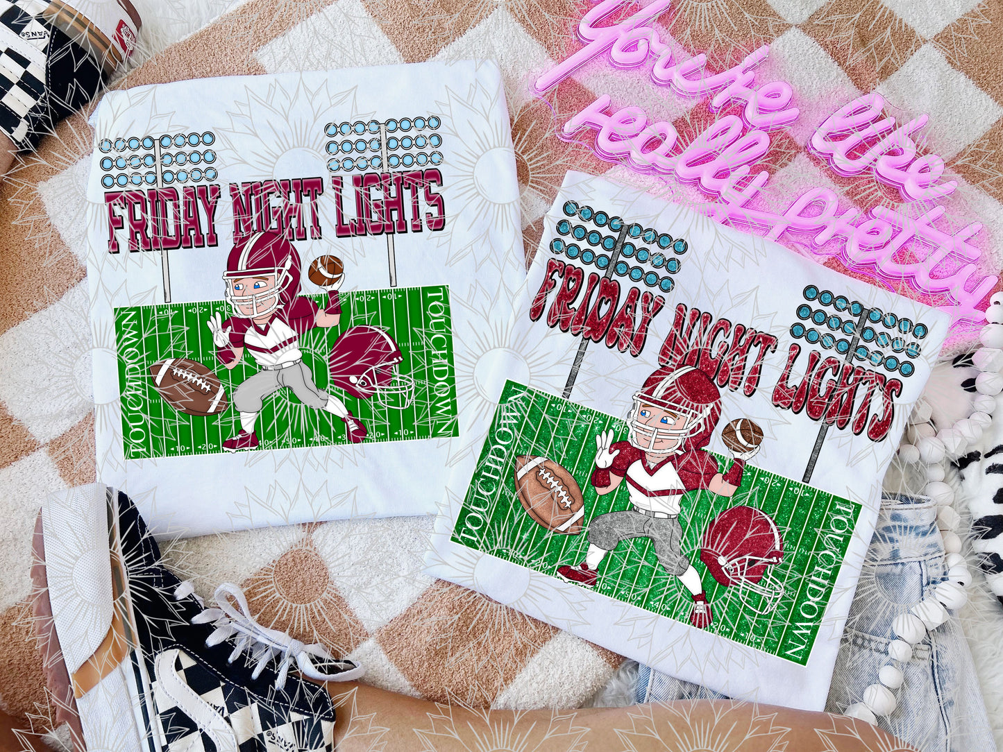 Friday Night Lights Maroon