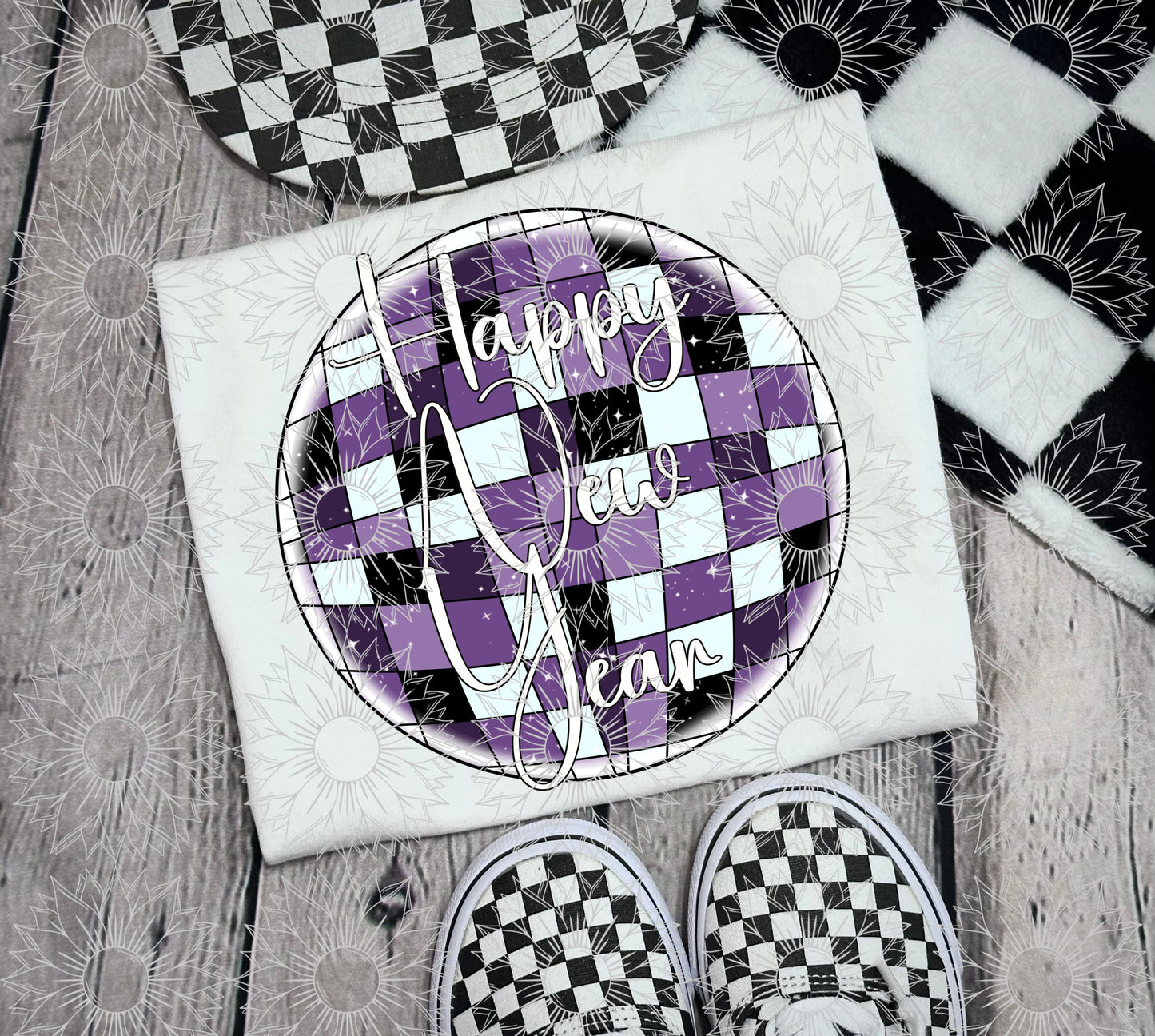 Happy New Year - Purple