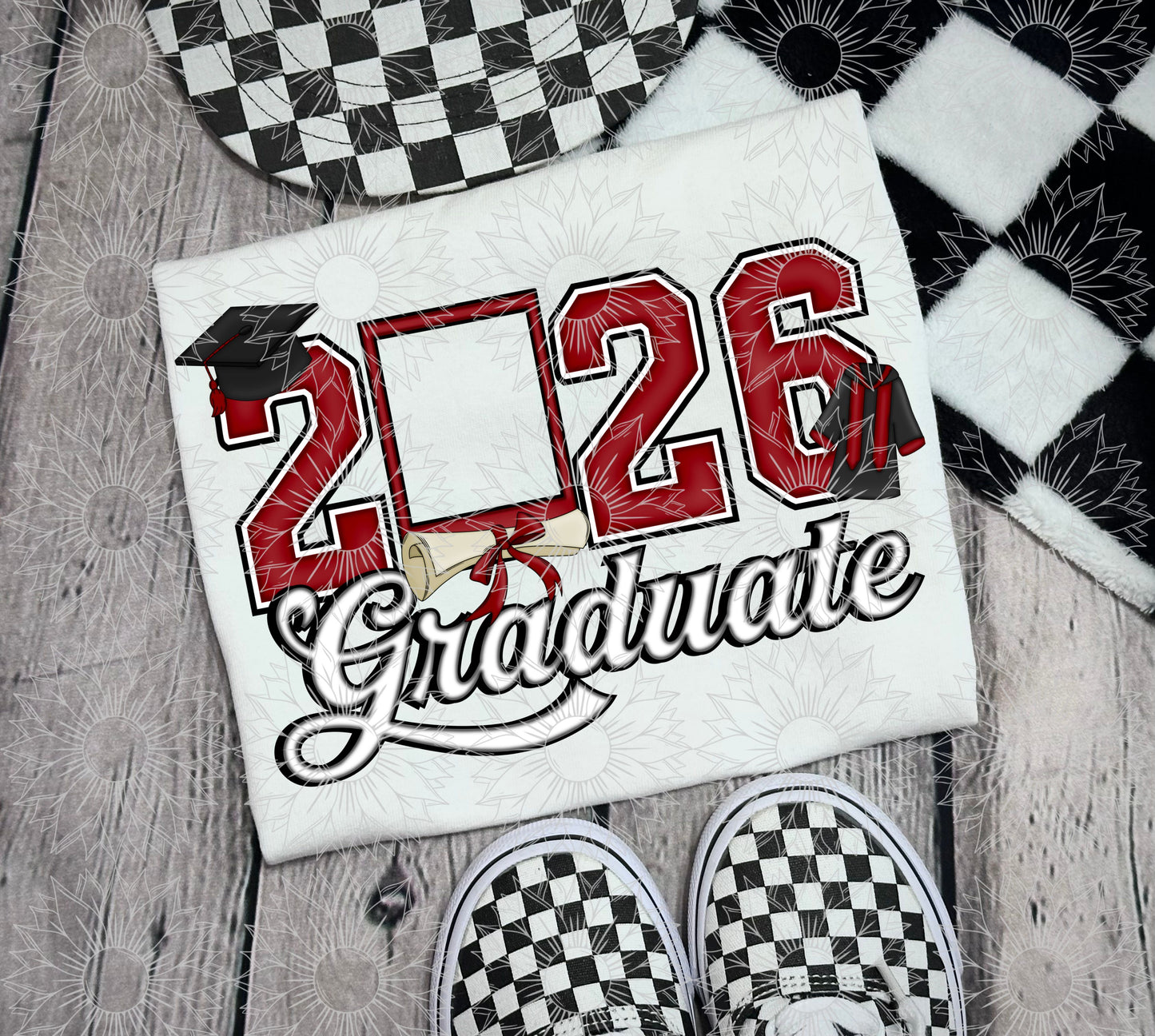 2026 Graduate Polaroid Maroon