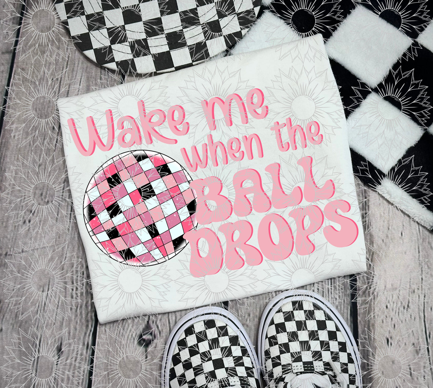 Wake Me When The Ball Drops - Pink