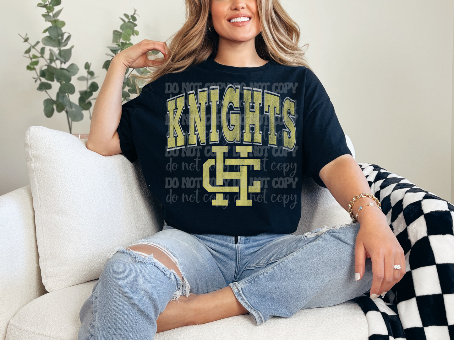 Holy Cross Knights Distressed