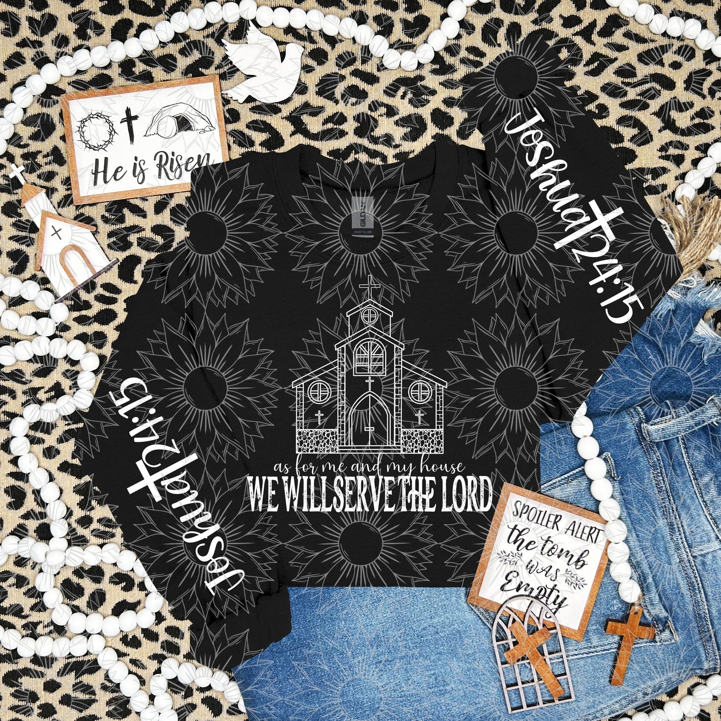 As For Me & My House We Will Serve The Lord W/Sleeve