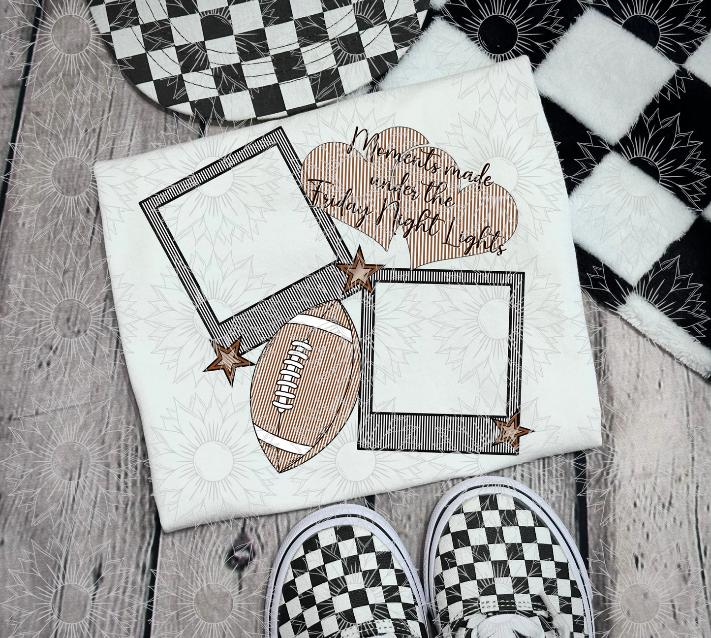 Seersucker Football Custom Polaroid