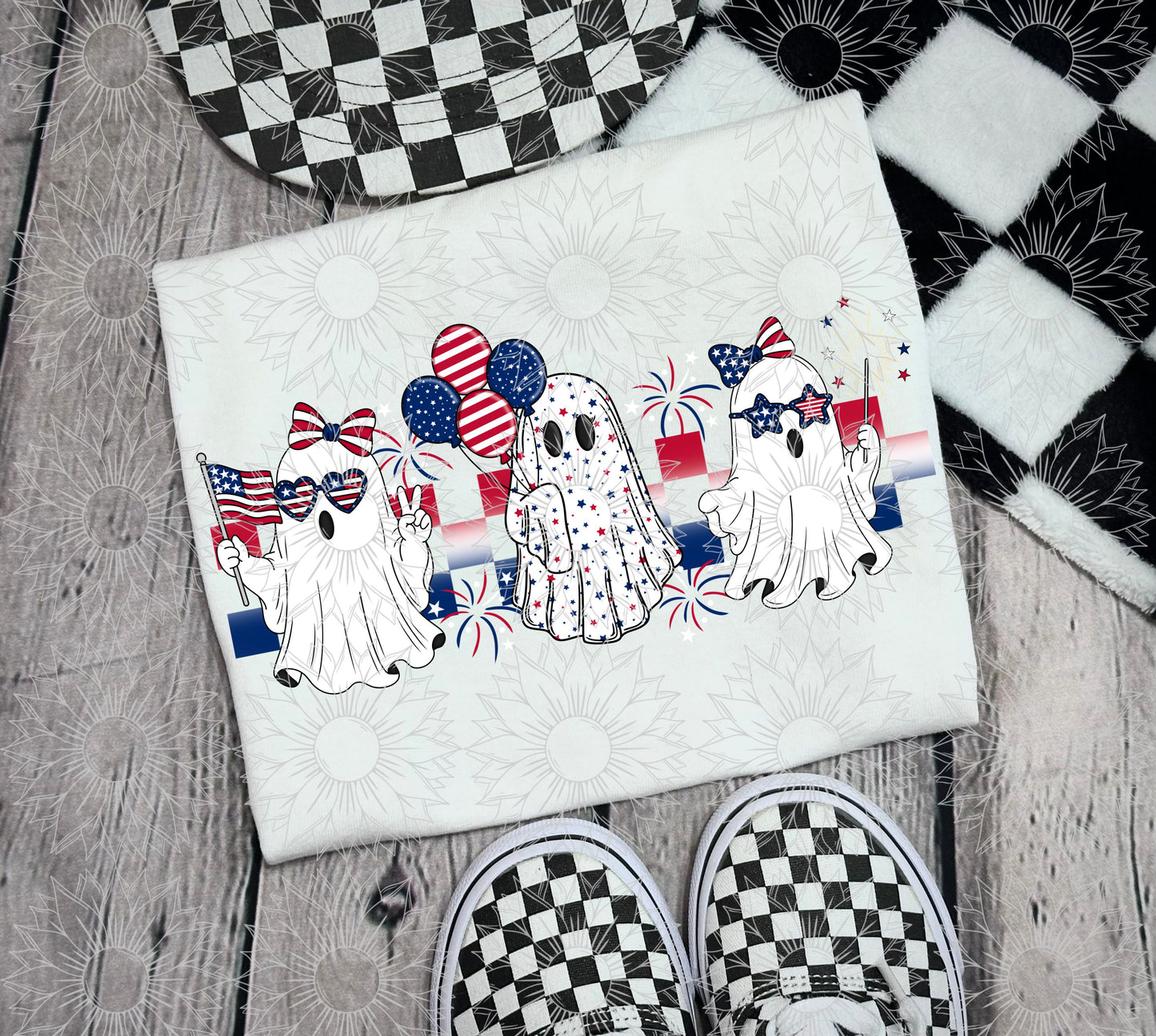 Patriotic Ghosts Girl