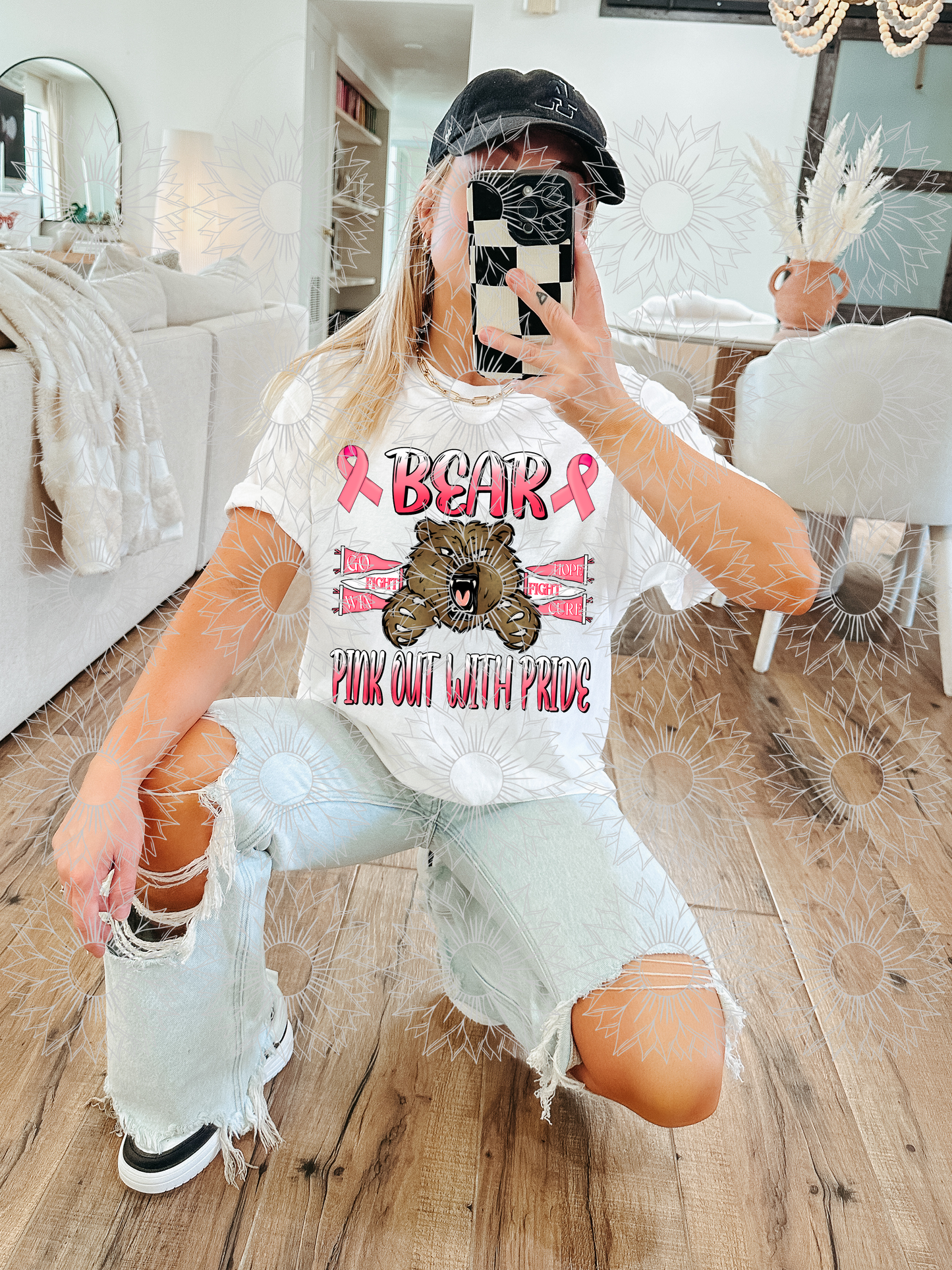 Bear Pink Out With Pride