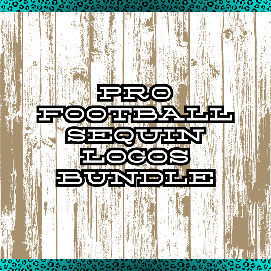 Pro Football Sequin Logo
