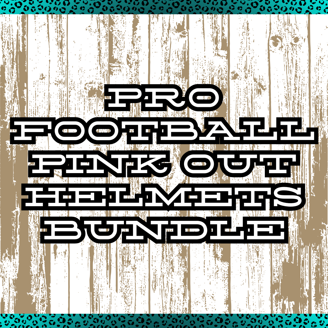 Pro Football Pink Out Helmets