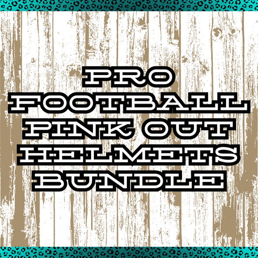 Pro Football Pink Out Helmets