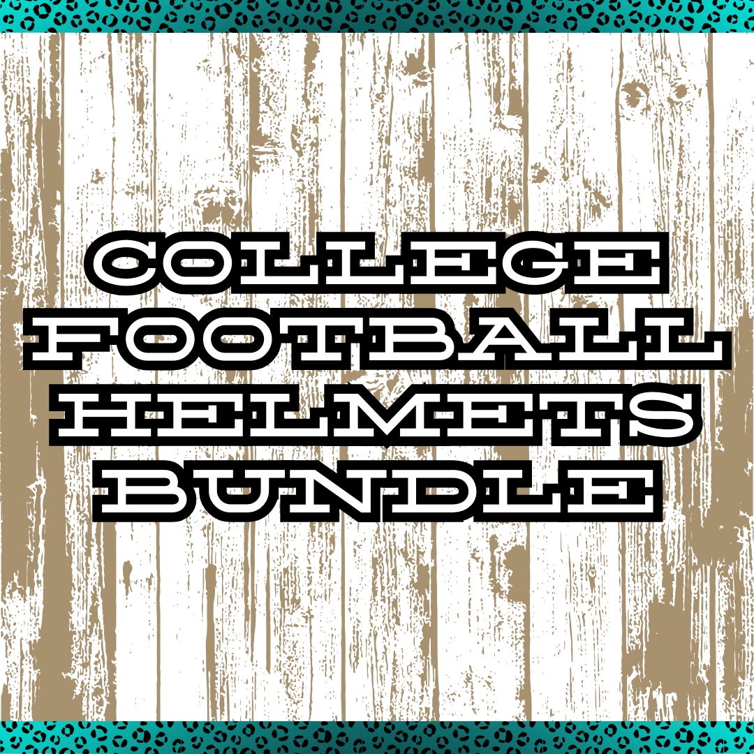 College Football Helmets
