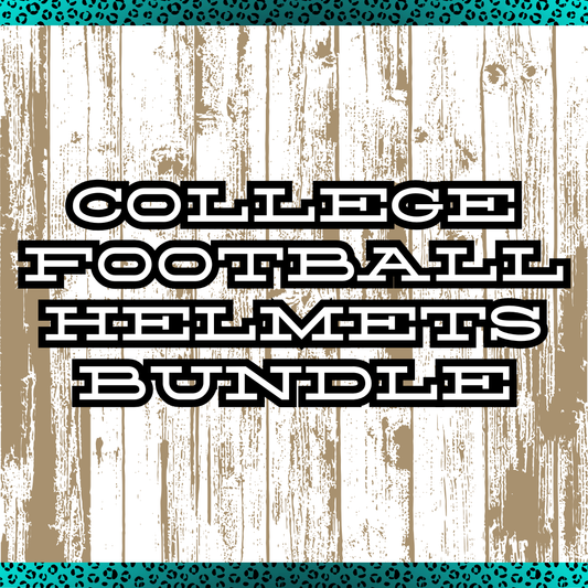 College Football Helmets