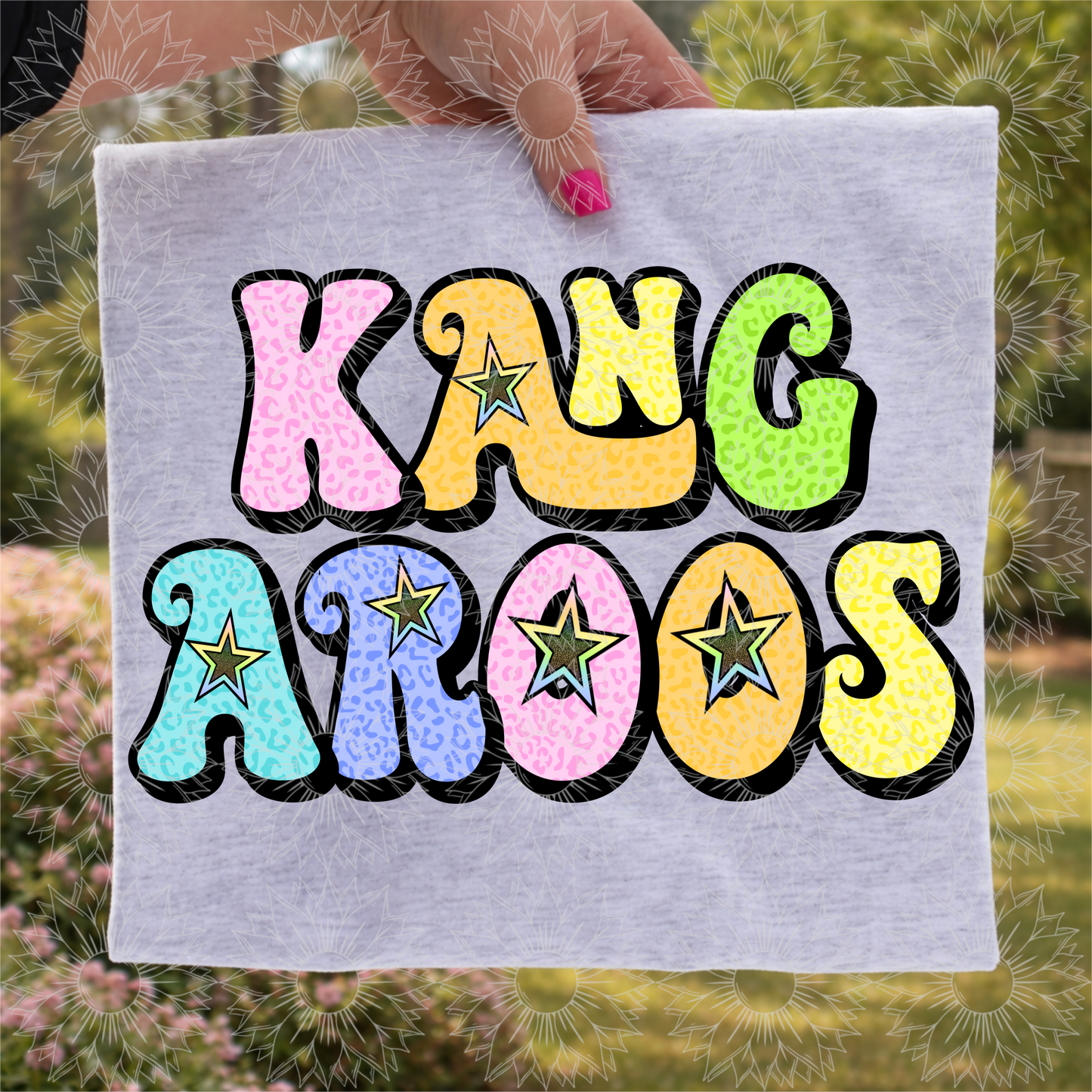 Retro Leopard Kangaroos
