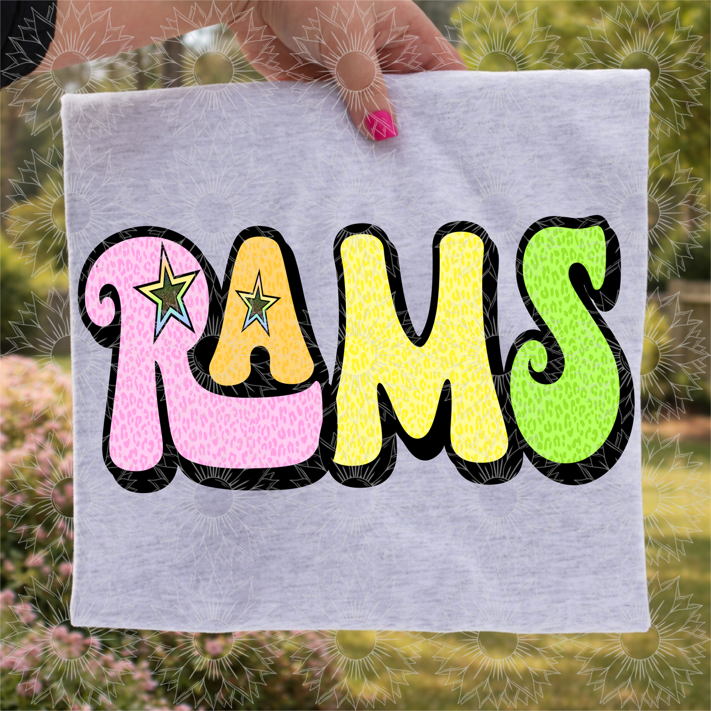 Retro Leopard Rams