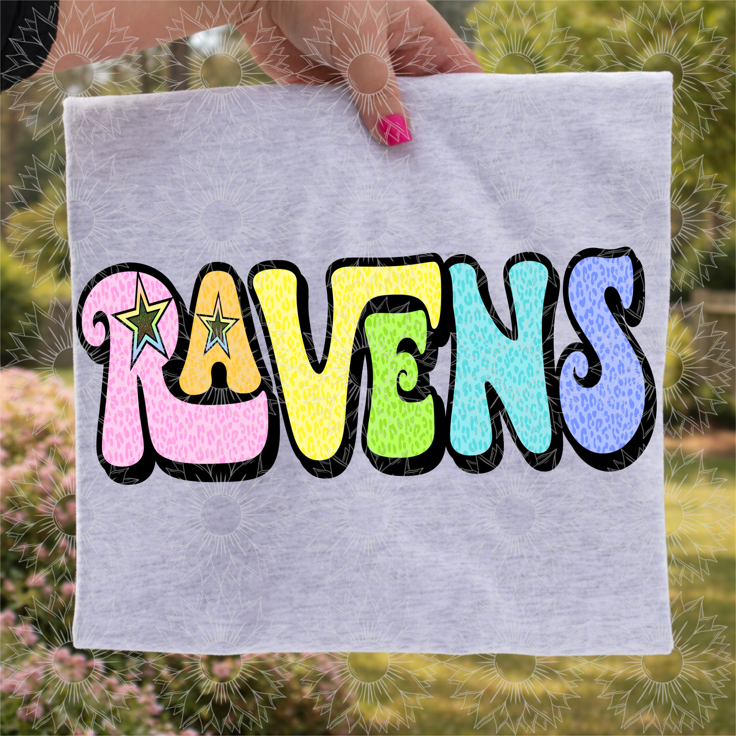Retro Leopard Ravens