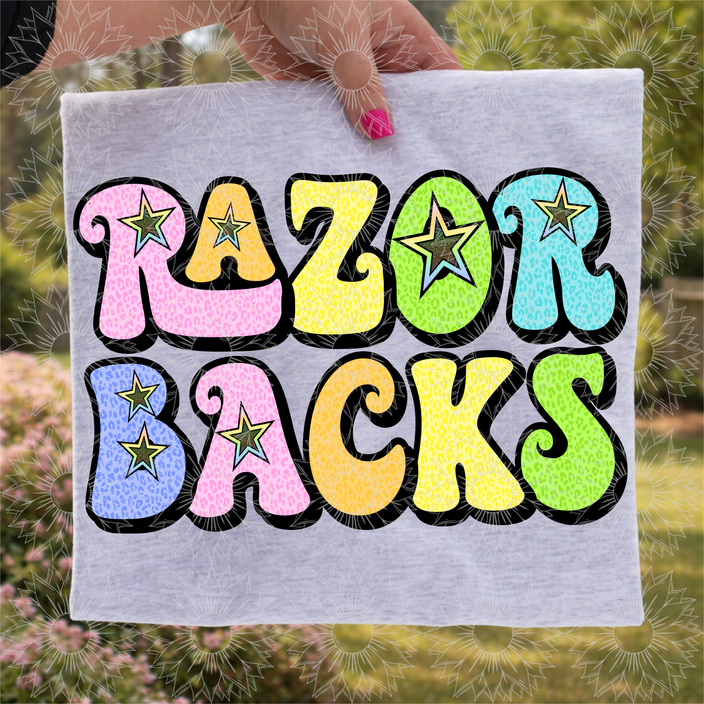 Retro Leopard Razorbacks