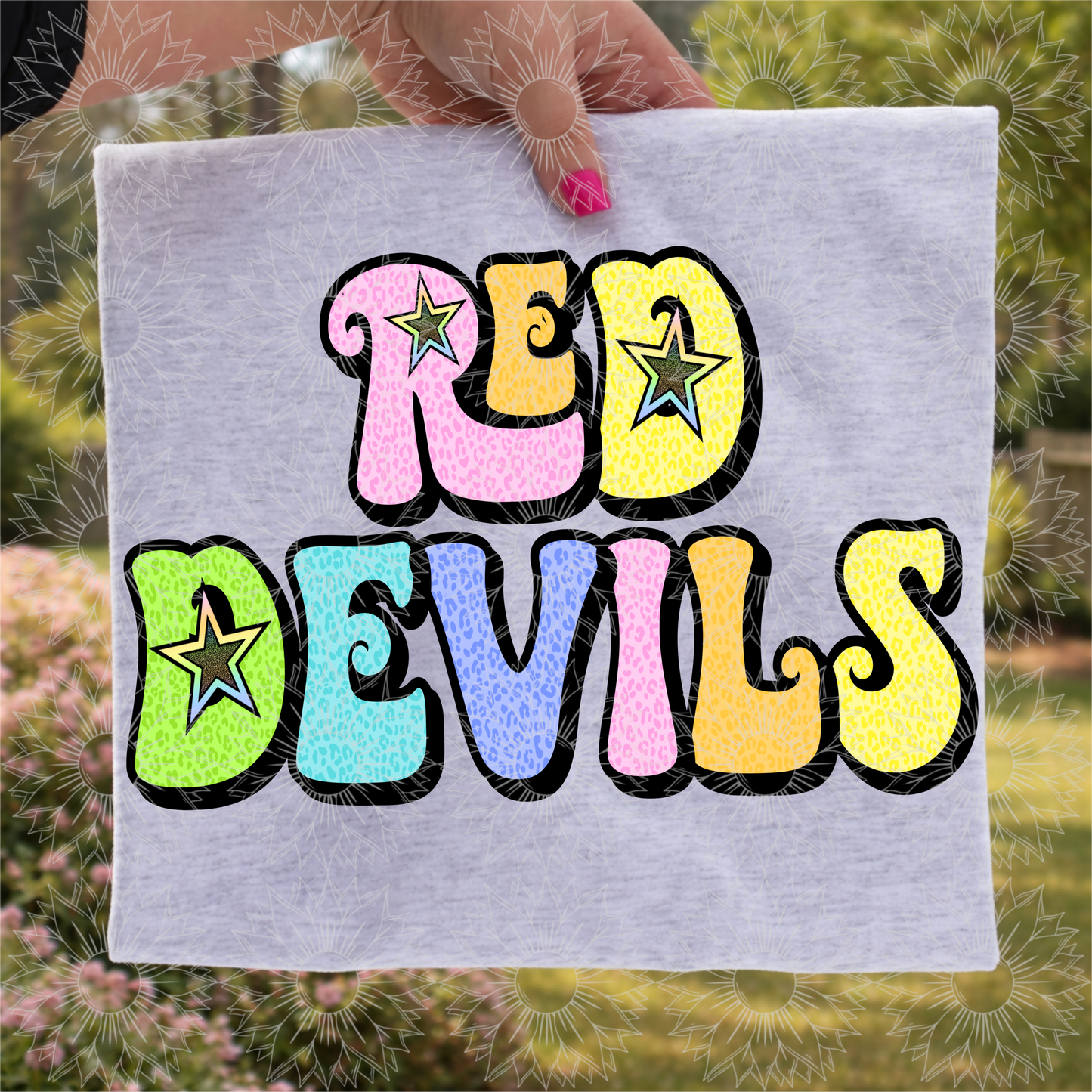 Retro Leopard Red Devils