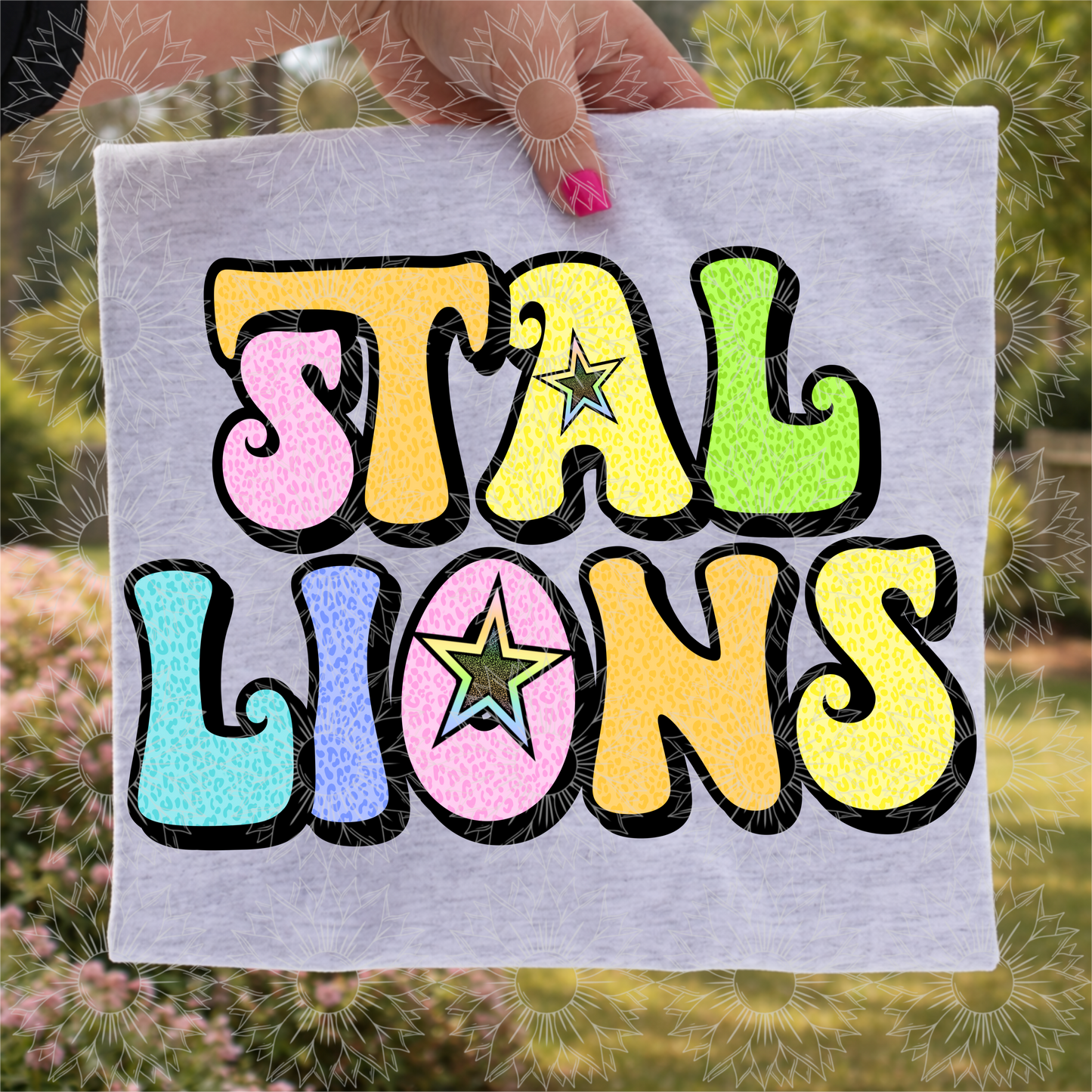 Retro Leopard Stallions